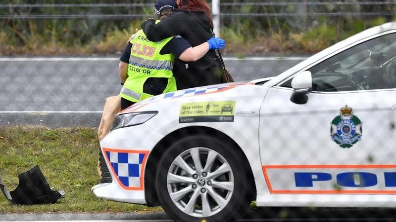 Murder charge after Qld cop hit by car