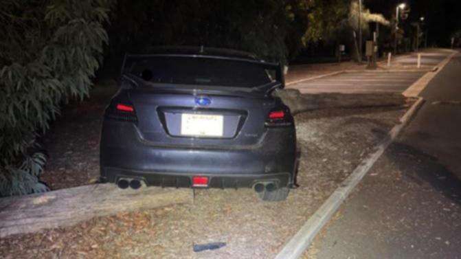 Can’t park there! Subaru WRX driver loses licence after getting stuck while drunk