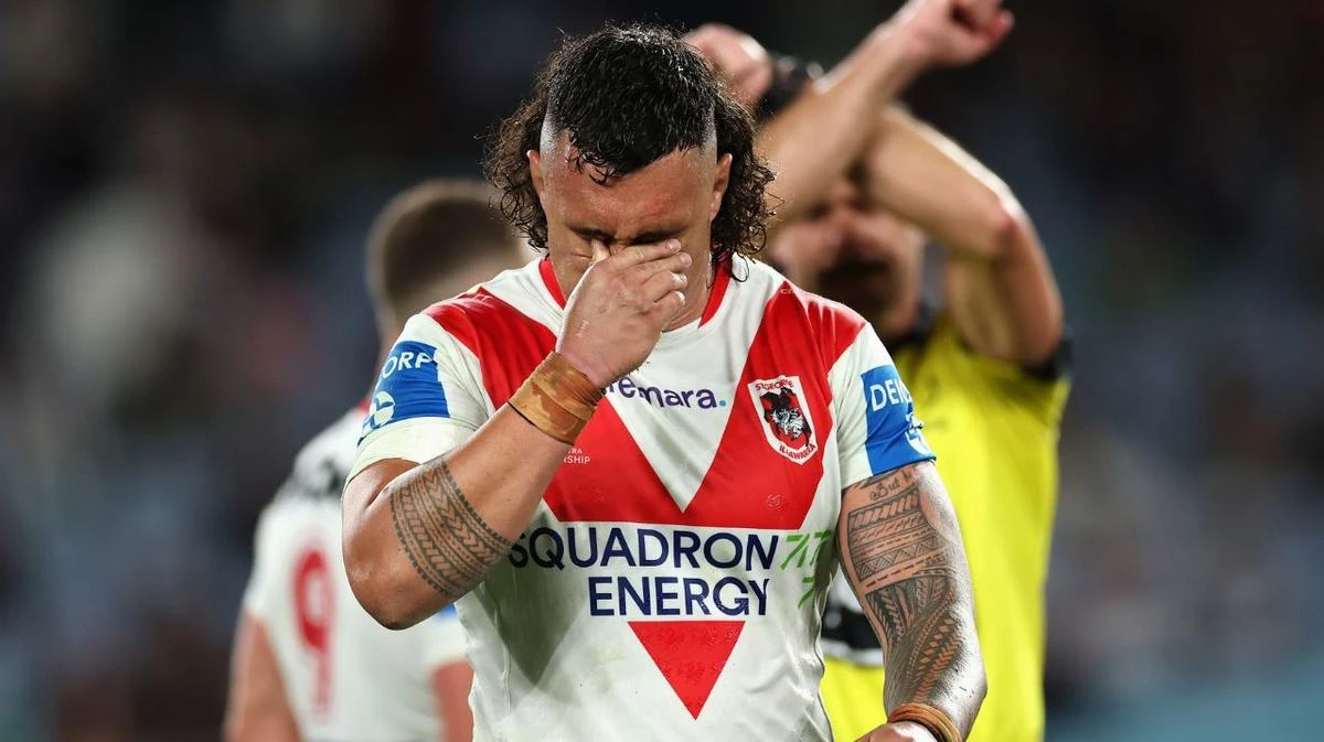 Star sent off as Dragons slump to yet another loss