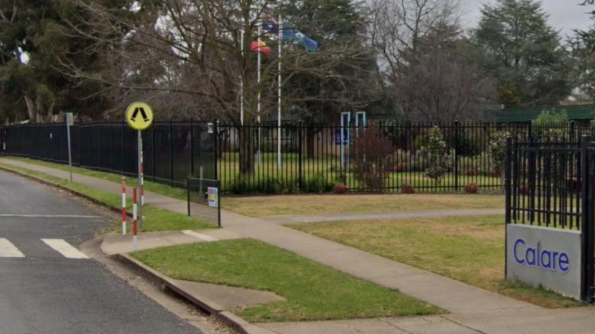 Pedestrian hit at marked crossing outside school fighting for life