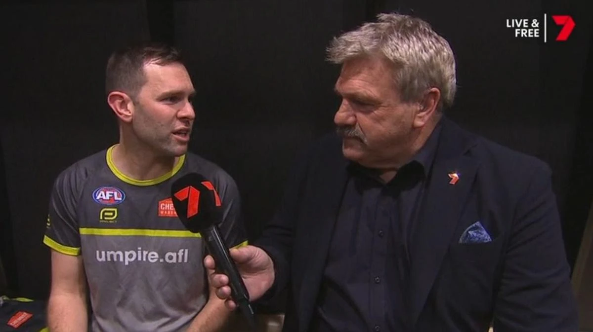 AFL umpire shares rare insight into off-limits discussion