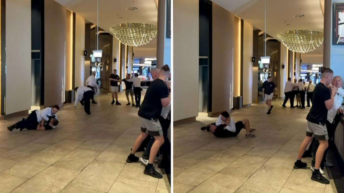 Video emerges of wild Gold Coast casino brawl