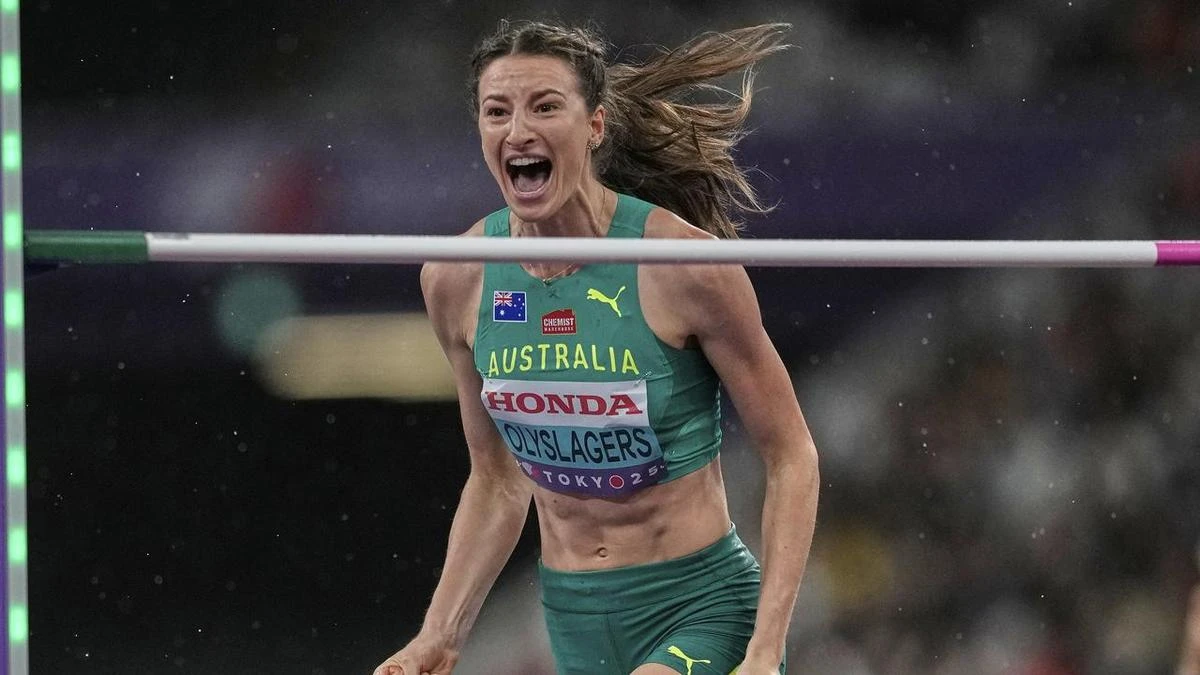 Olyslagers soars to high jump gold in Tokyo