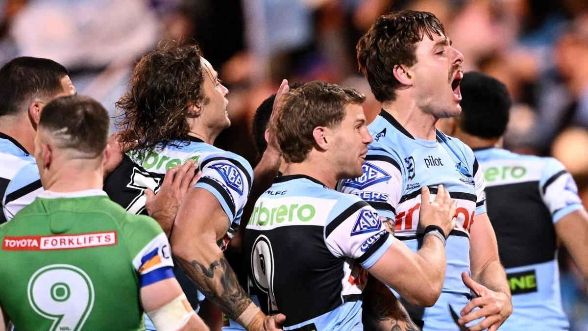 Cronulla stunner as Raiders knocked out in straight sets