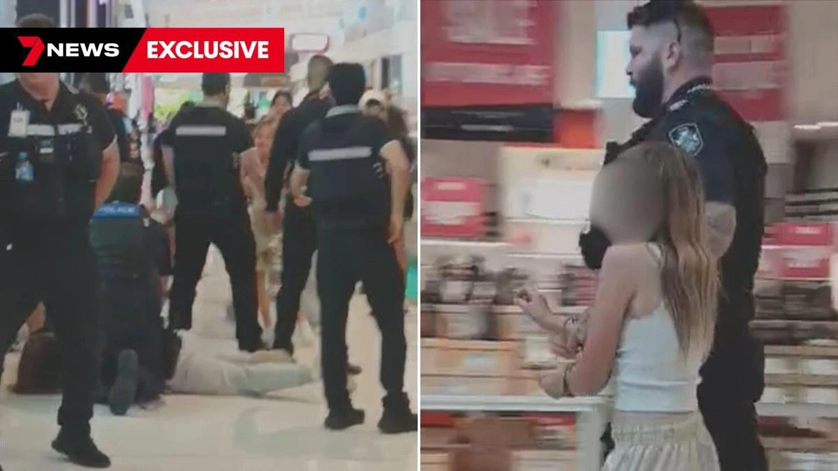Wild youth brawl sparks massive police response at shopping centre