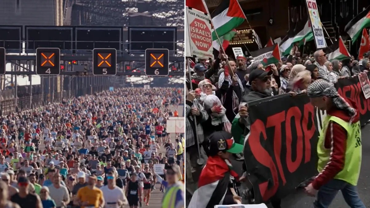 Sydney CBD chaos looms as three protests and major marathon collide on same day