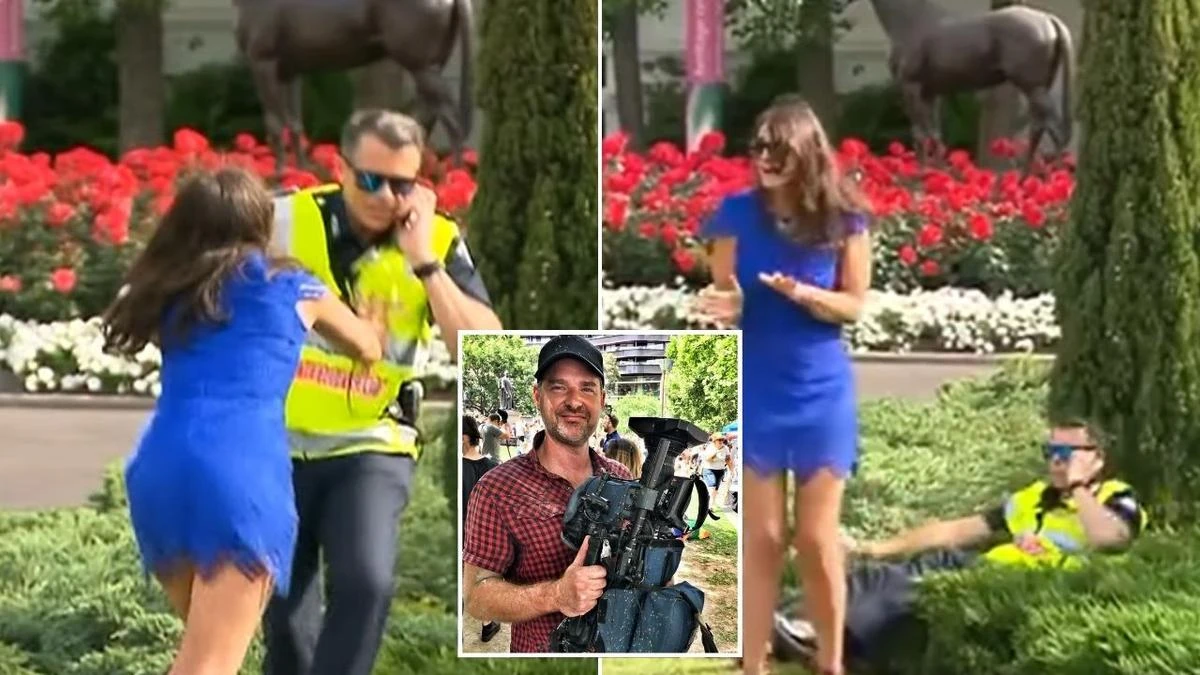 Channel 7 cameraman recalls viral ‘blue dress girl’ Melbourne Cup incident