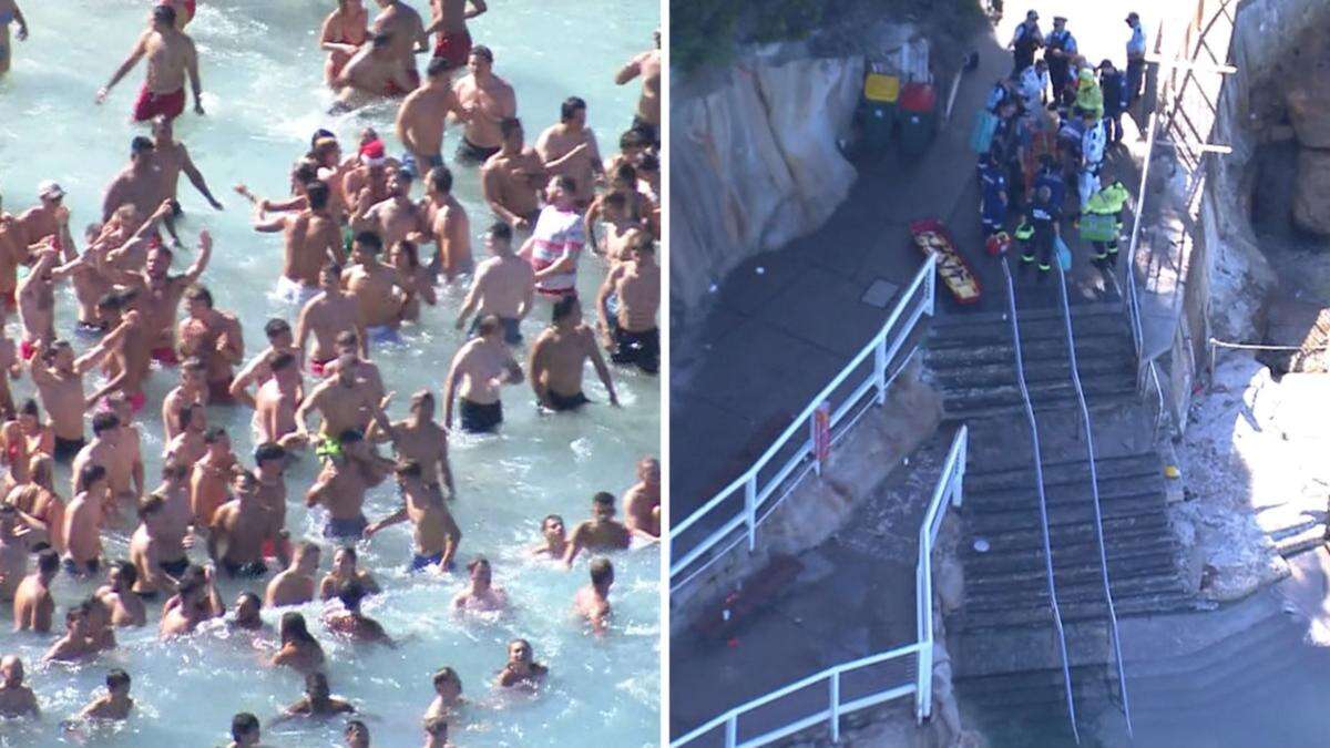 One person critical following wild Christmas celebrations at Sydney beach