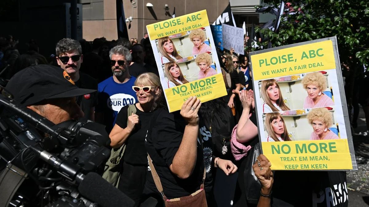 ABC like a ‘s*** boyfriend’ claim staff amid strike over wages