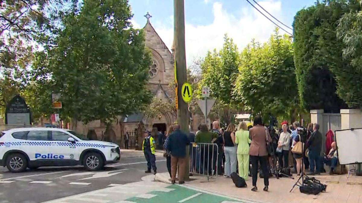 Protesters gather outside church set for royal visit