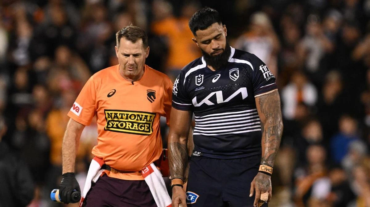 Payne Haas a ‘crumpled figure’ in latest Broncos blow