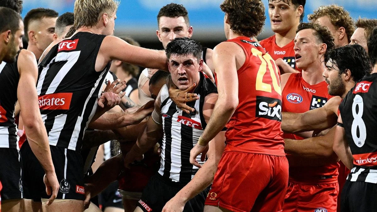 AFL delivers Maynard verdict after fiery half-time melee