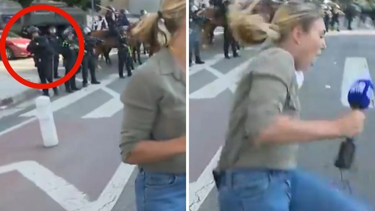 Aussie journo hit by rubber bullet at LA riot