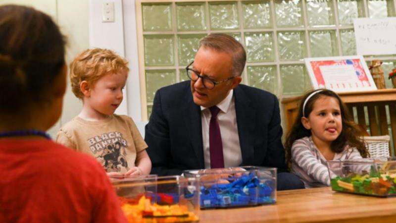 Anthony Albanese to promise cheaper childcare for thousands of families