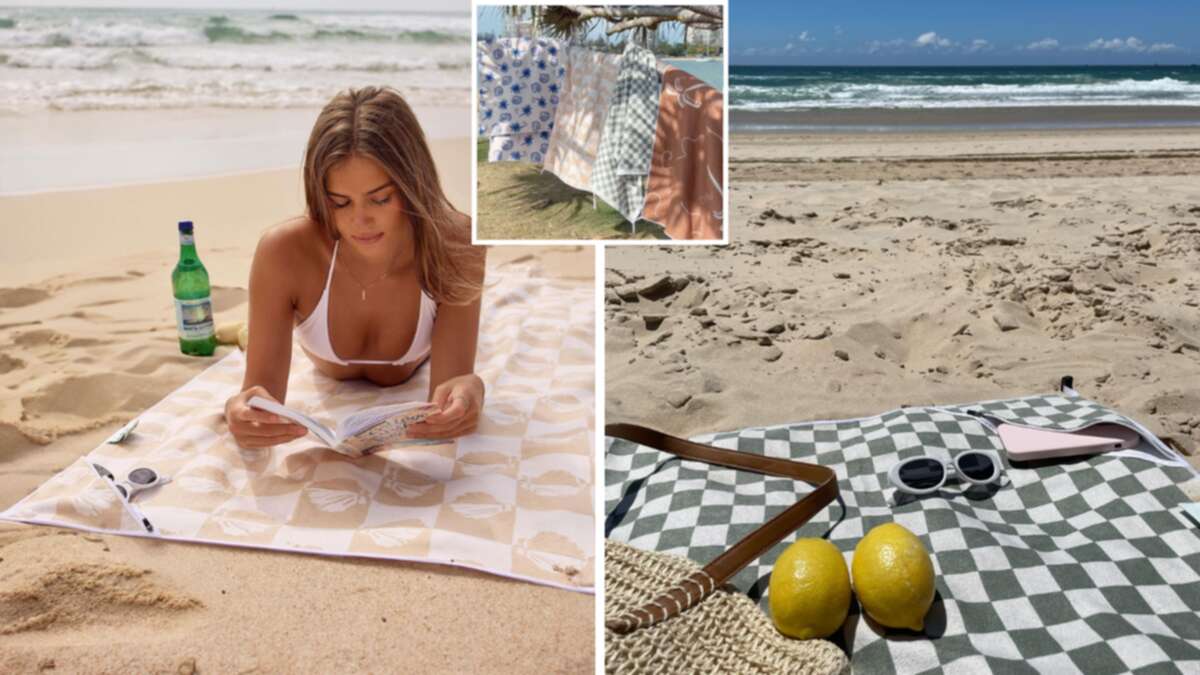 Aussies are obsessed with these ‘genius’ sand-resistant beach towels