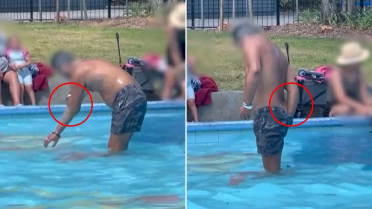 Man caught in ‘disgusting’ act at public pool