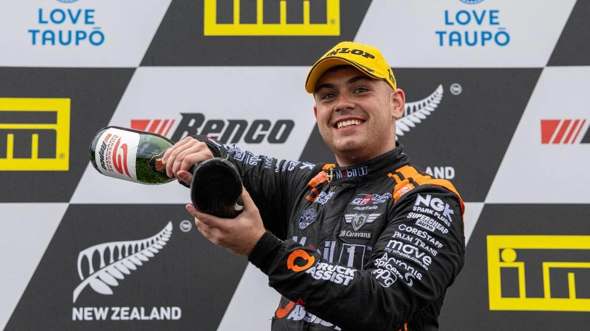 Local hero claims Toyota’s first Supercars win in NZ