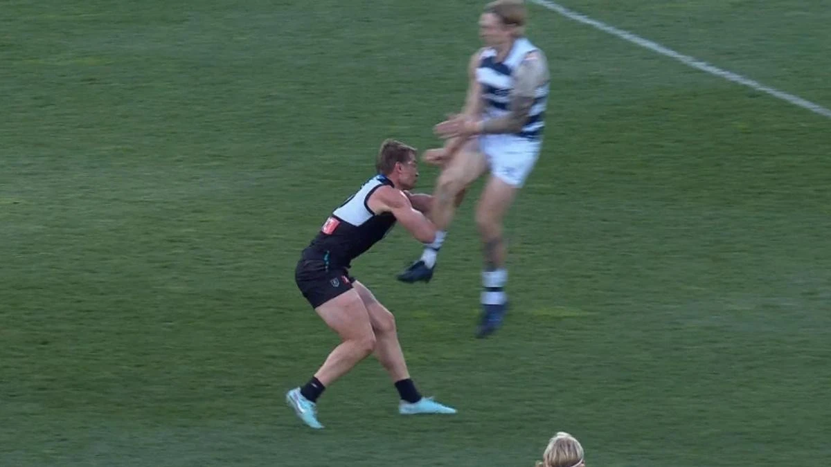 Geelong face nervous wait after scary Tom Stewart incident