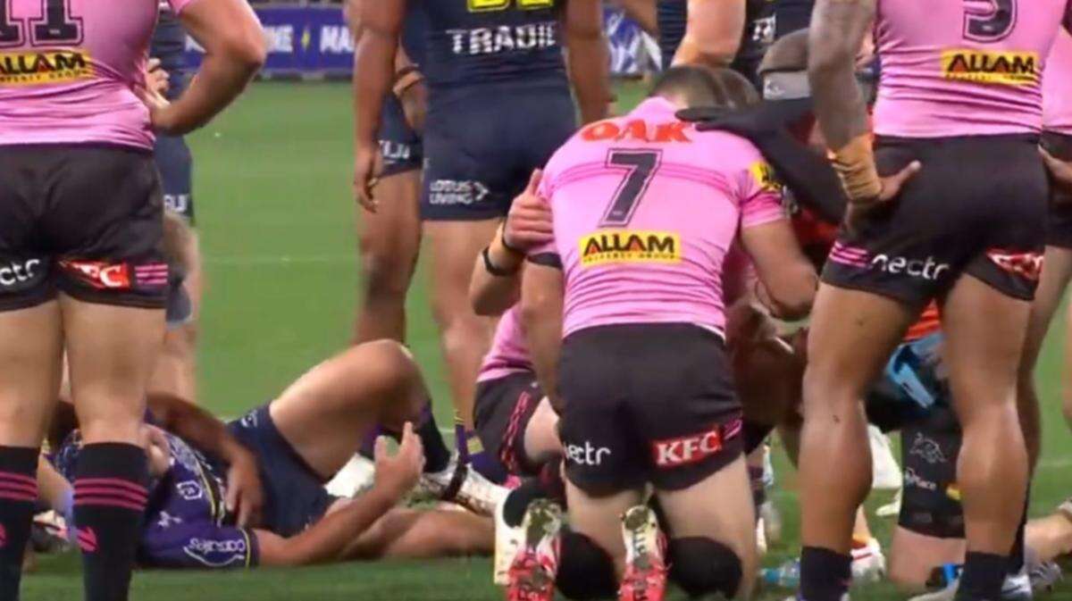 Nathan Cleary suffers serious head injury in freak collision