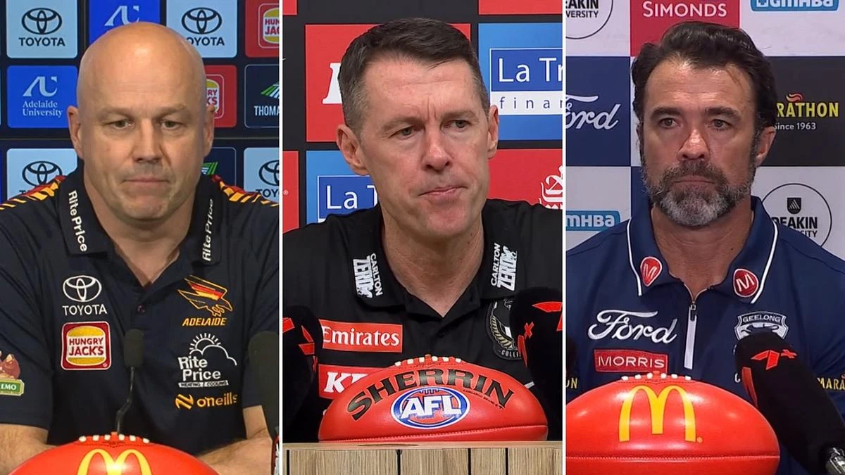 Coach keeps mouth shut as blockbuster AFL finals race heats up