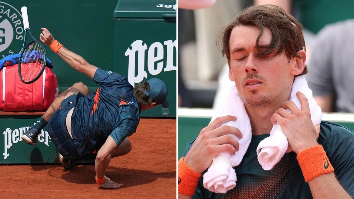 Alex de Minaur collapses in ‘most absurd tennis result of the year’