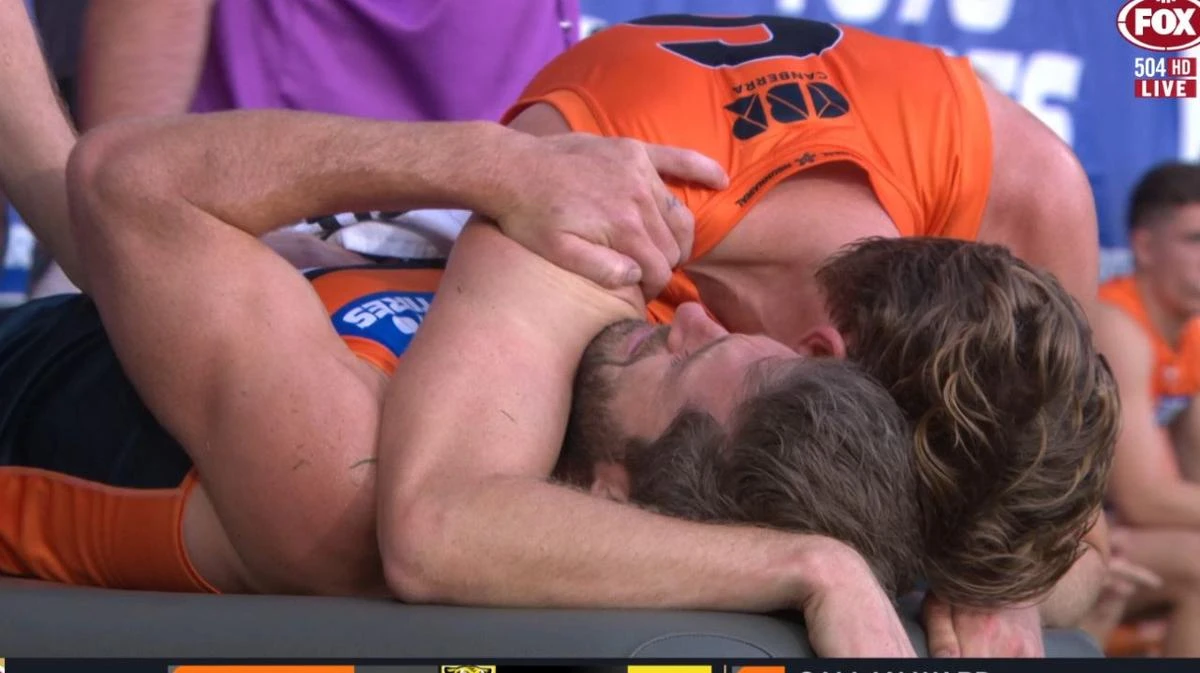 Much-loved veteran in tears after devastating injury