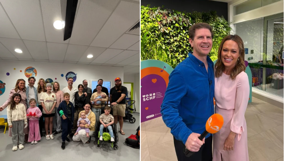 Sam Mac meets young patients at heart of Sydney Sick Kids Day