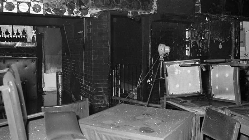Off-duty cop's escape from Whiskey blaze