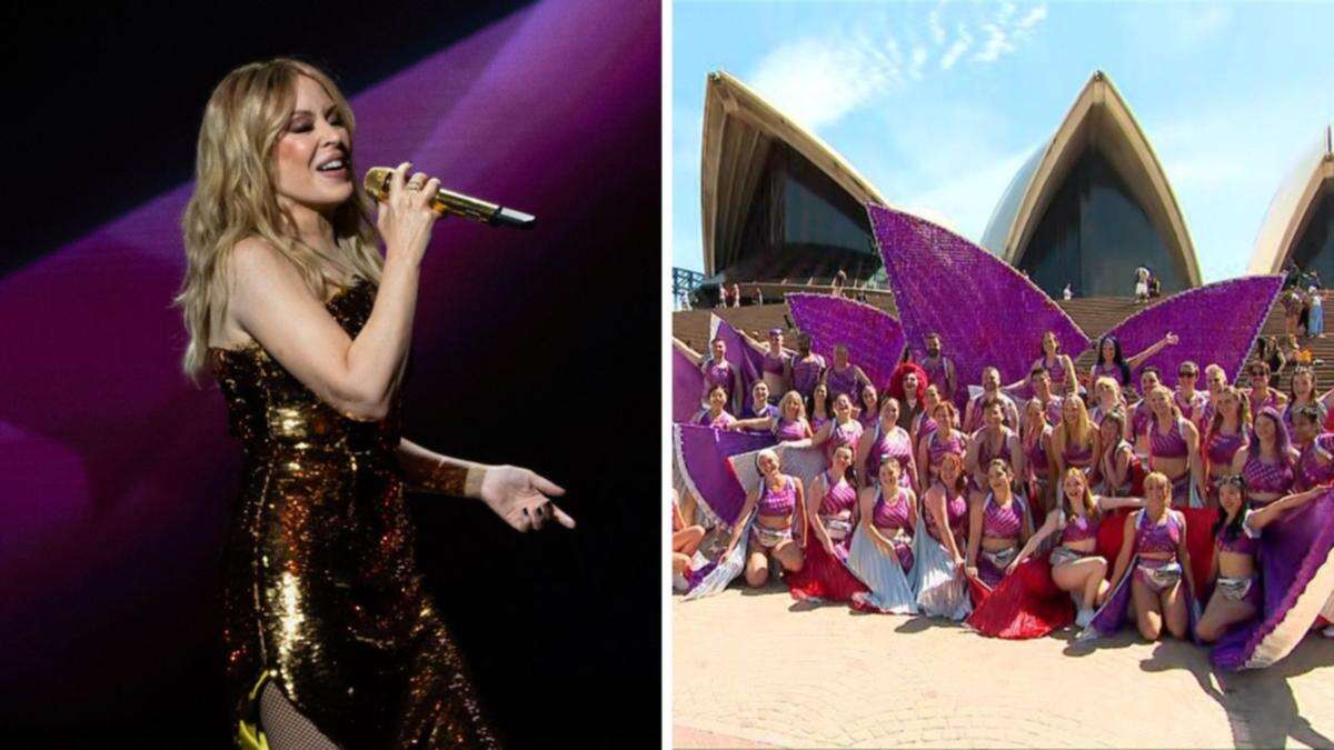 Sydney to dazzle as Kylie Minogue plays first show and thousands gather for Mardi Gras