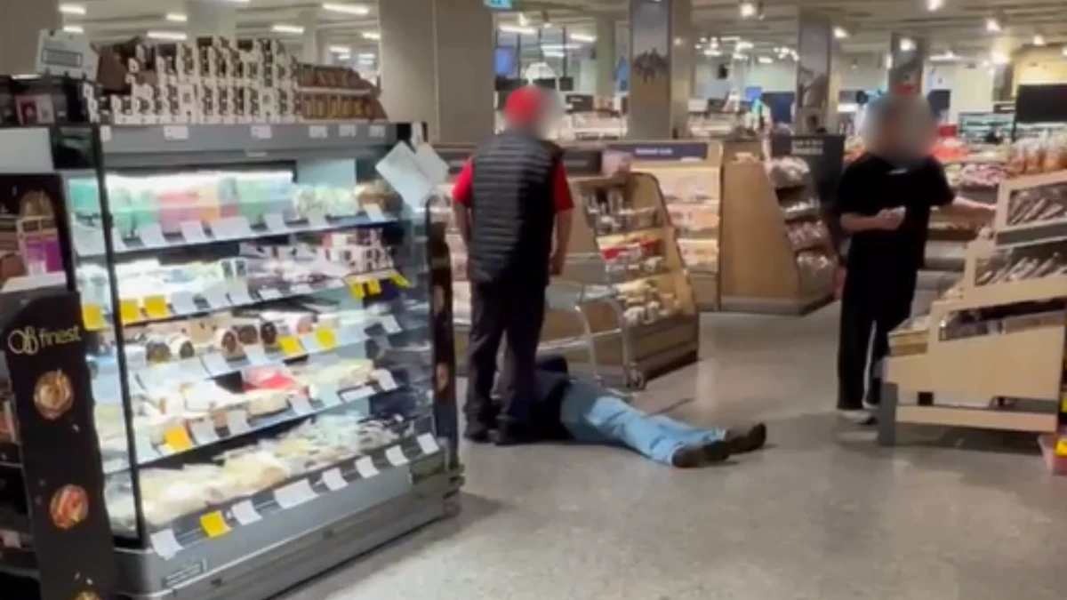 Shock as Coles worker allegedly shoves elderly shopper to floor