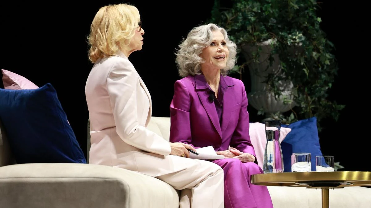 ‘Raise a ruckus’: Fiery Jane Fonda ends Aussie tour with a bang