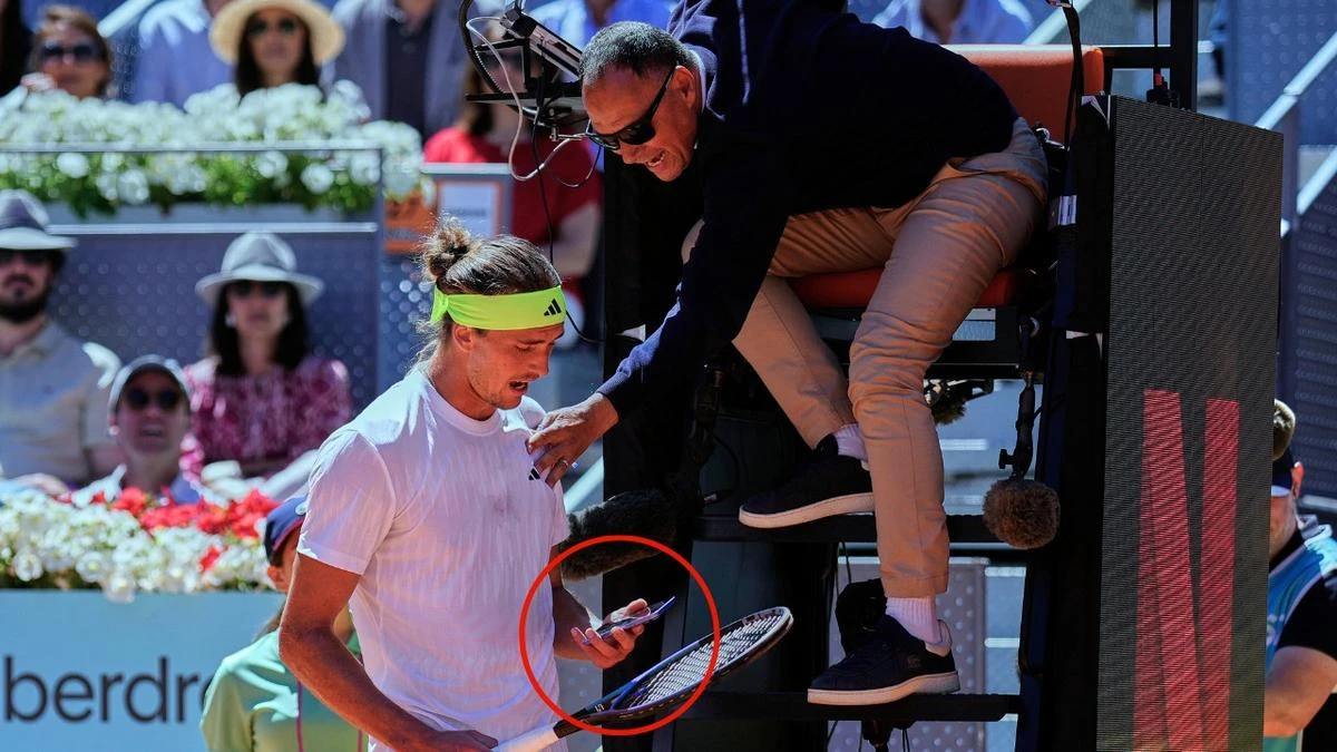 Wild scenes as umpire gets physical to stop world No.2’s forbidden act