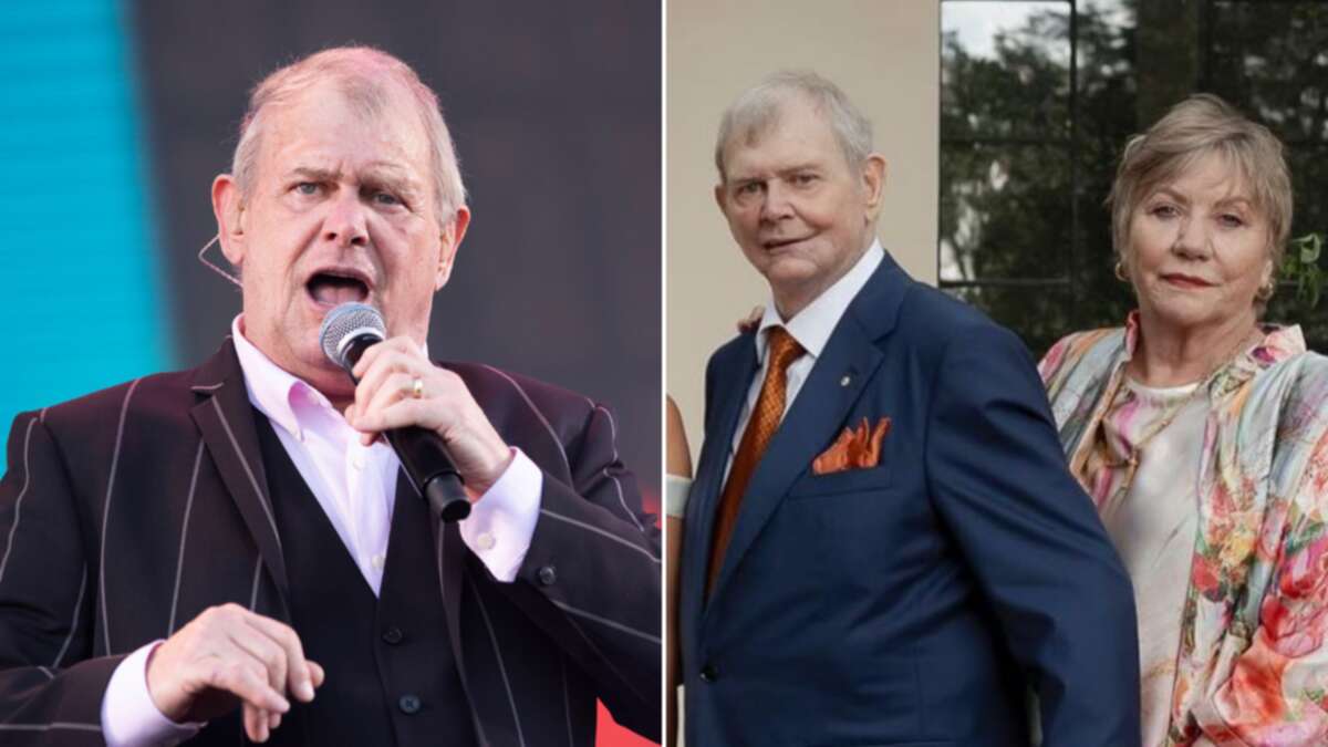 John Farnham in rare public appearance to celebrate milestone moment