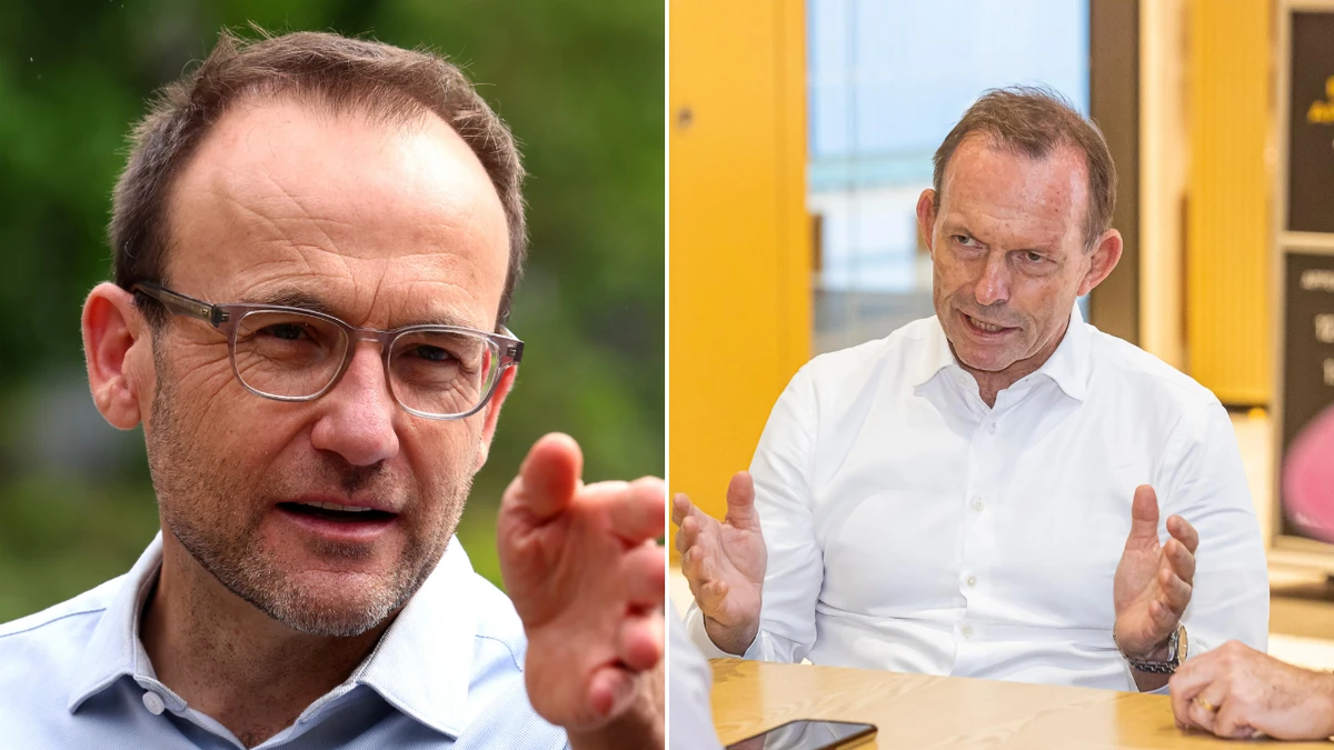 Greens leader reveals 2010 call from Tony Abbott