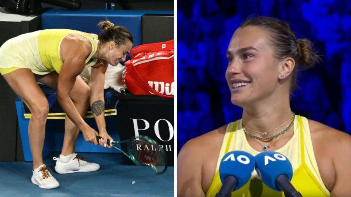 Aryna Sabalenka shrugs off Aus Open devastation with iconic speech