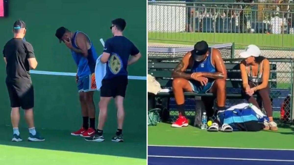 Fresh injury scare strikes Nick Kyrgios ahead of Djokovic rematch