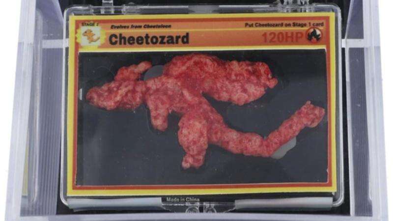 Pokemon-shaped chilli Cheeto sells for nearly $140,000 at auction