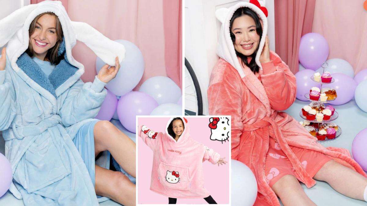 Oodie drops new Hello Kitty collection that sold out in hours last year