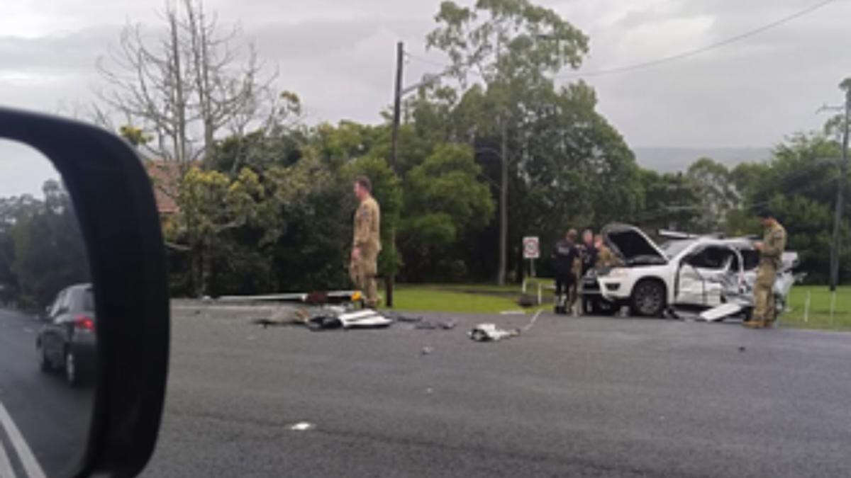 More Alfred mayhem as two cars crash into an ADF truck in Lismore