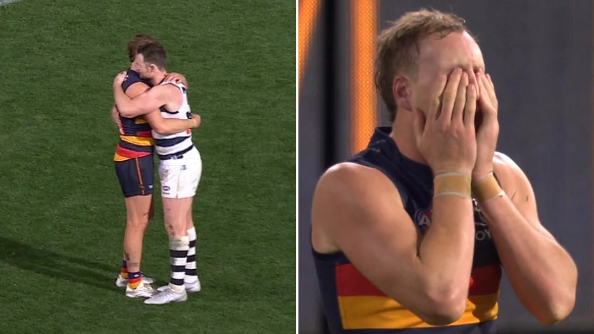 Emotions pour out as AFL world rallies around ‘superhuman’ captain
