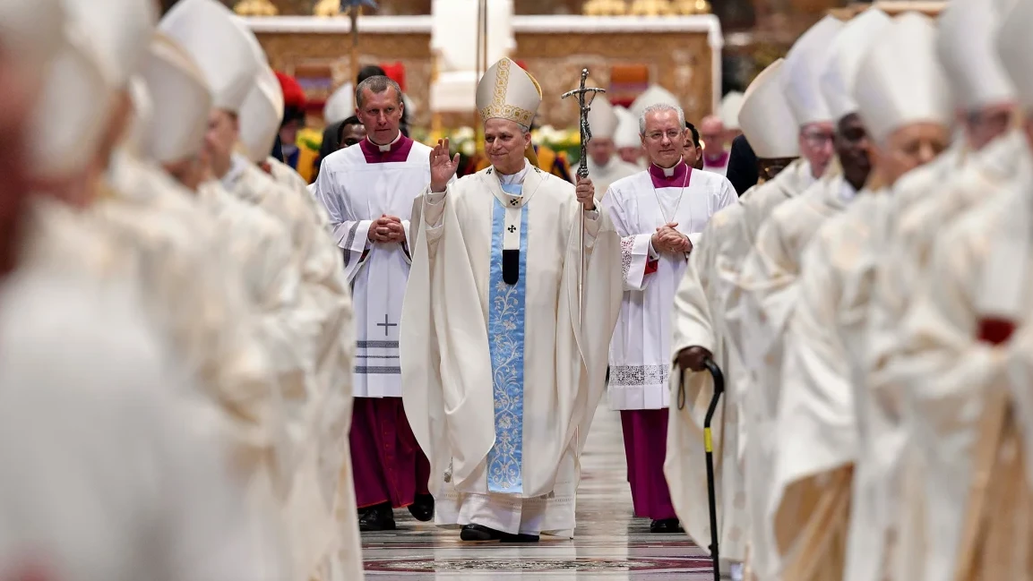Pope Leo XIV breaks from tradition
