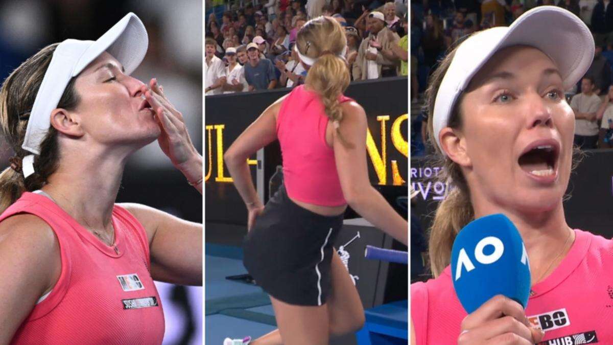 American villain booed off court after wild act towards irate crowd