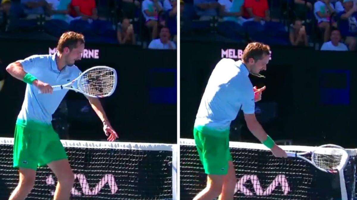 Daniil Medvedev destroys camera during meltdown against world No.418