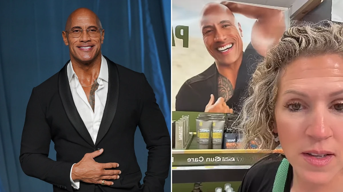 The Rock called out for latest beauty advert: ‘He’s bald’