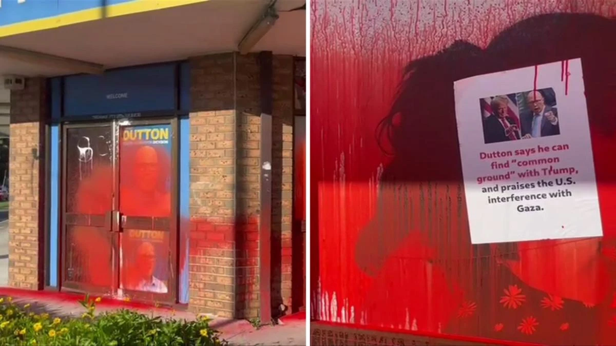 Peter Dutton’s office vandalised for third time as election nears