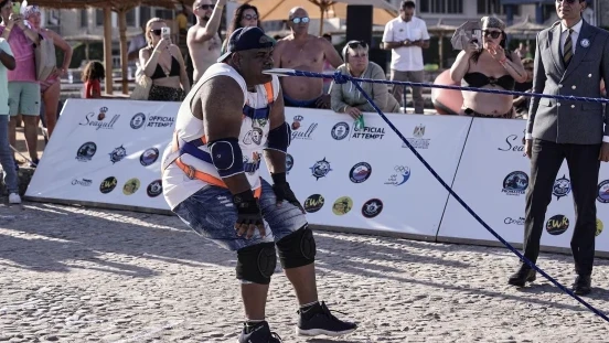 ‘Strong man’ breaks record by pulling 635-tonne ship — with his teeth