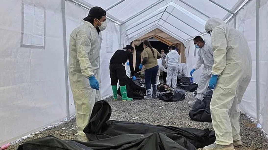 Men arrested over 383 bodies found ‘stacked’ at crematorium