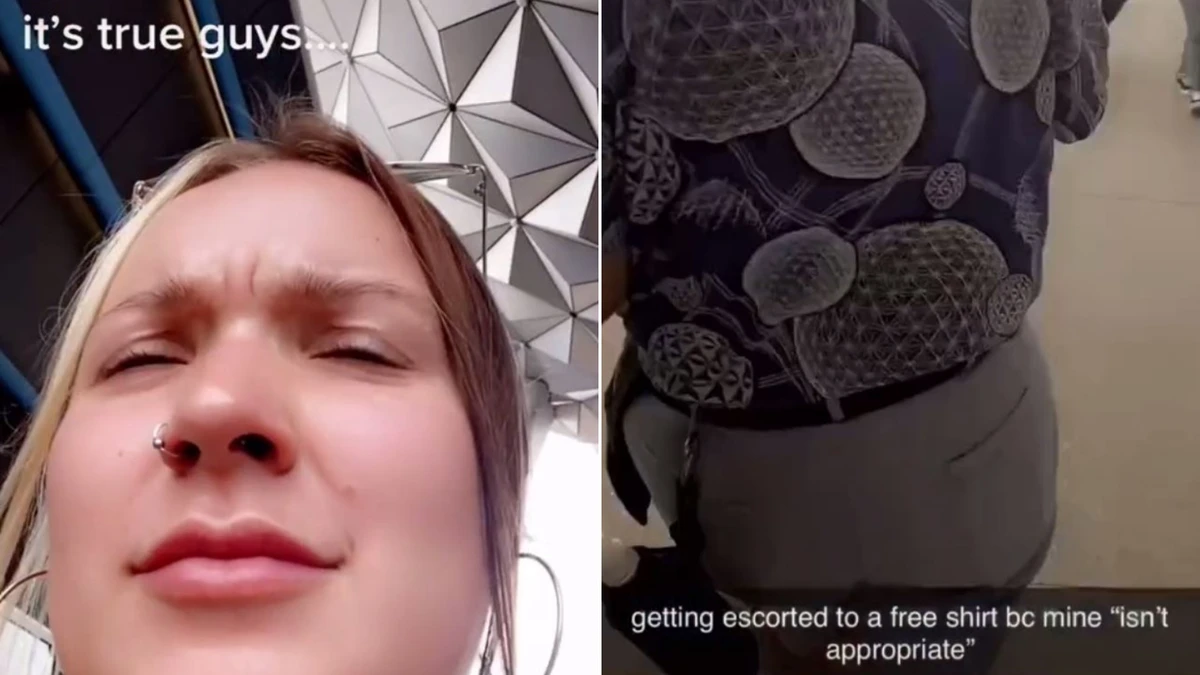 Disney World visitor forced to BUY T-SHIRT after outfit deemed ‘inappropriate’