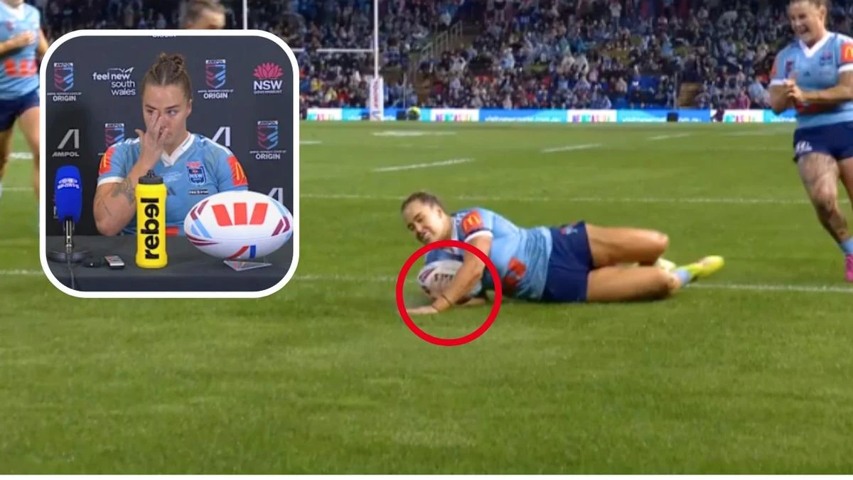 Origin skipper chokes back tears during emotional post-match presser