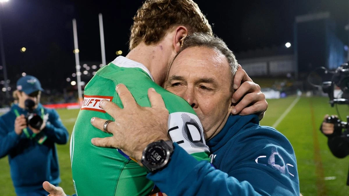 Classy response as Ricky Stuart’s son braces to be dropped by his dad